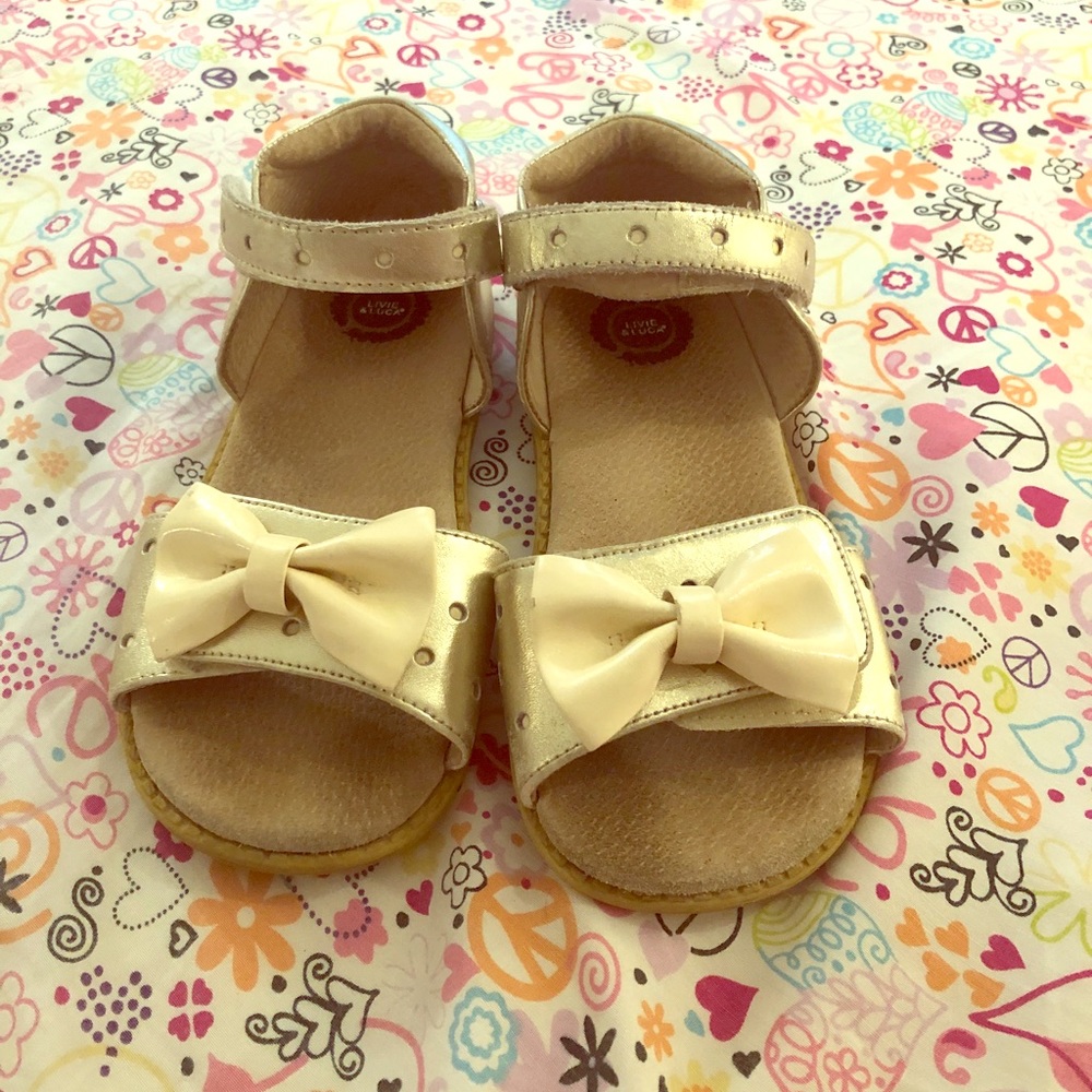 Livie & Luca gold sandals